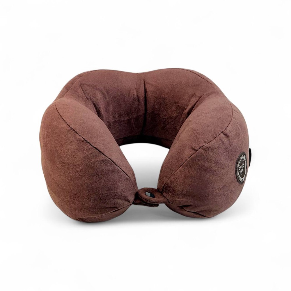 Подушка автомобильная суппорт с памятью MAXIMAL, цвет кофейный Подушка автомобильная суппорт с памятью MAXIMAL, цвет кофейный