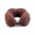 Подушка автомобильная суппорт с памятью MAXIMAL, цвет кофейный Подушка автомобильная суппорт с памятью MAXIMAL, цвет кофейный