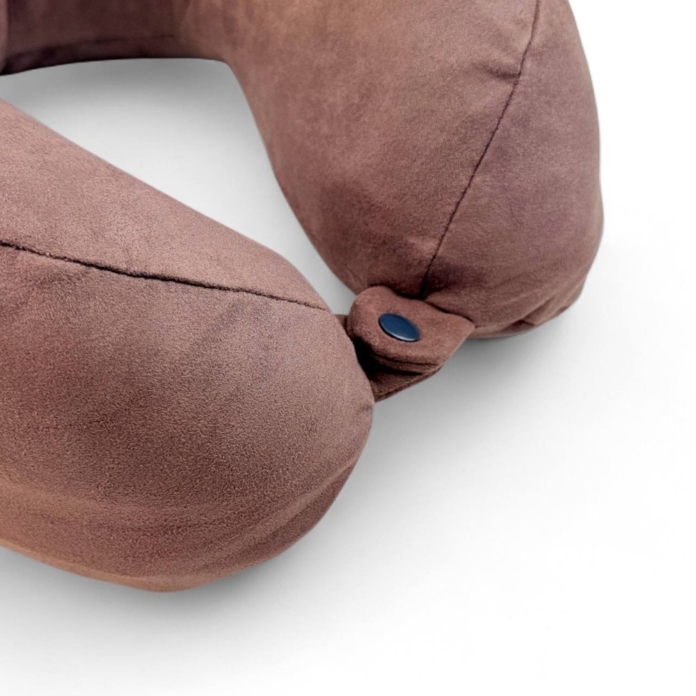 Подушка автомобильная суппорт с памятью MAXIMAL, цвет кофейный Подушка автомобильная суппорт с памятью MAXIMAL, цвет кофейный