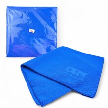 Полотенце 40*40 см VELVET микрофибра с ультракороткой петлей, цвет голубой