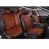 Комплект накидок на весь салон HORNET PLUS, цвет коричневый, строчка коричневая, кант черный Комплект накидок на весь салон HORNET PLUS, цвет коричневый, строчка коричневая, кант черный