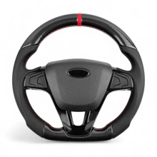 Руль 2107-2121 ваз-нива анатомический карбон красный