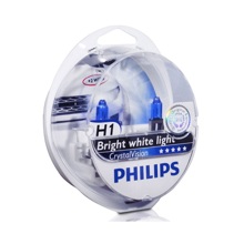 Лампа H1 галогенная 55W 12V Cristal Vision (2шт комплект)258CVSM