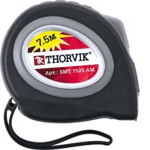 Рулетка 7,5 м с обрезиненным корпусом, магнитный зацеп