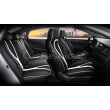 Комплект чехлов на весь салон 5D INTEGRAL PLUS, цвет черный/черный/белый