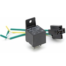 Реле 4 контакт. 12 V/40 а с проводом