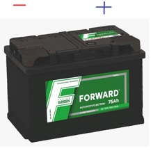 Акб forward green 6ct- 75 п п