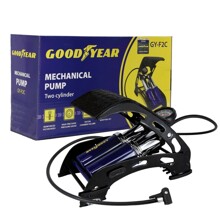 Насос ножной с манометром двухцилиндровый GY-F2C