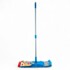 Швабра для пола насадка голубая микрофибра лапша, телескопическая ручка 120 см Швабра для пола насадка голубая микрофибра лапша, телескопическая ручка 120 см