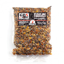 Прикормка Зерновая смесь GBS MIX-2 кукуруза, конопля, пшеница,бетаин (2 кг вак. пакет)