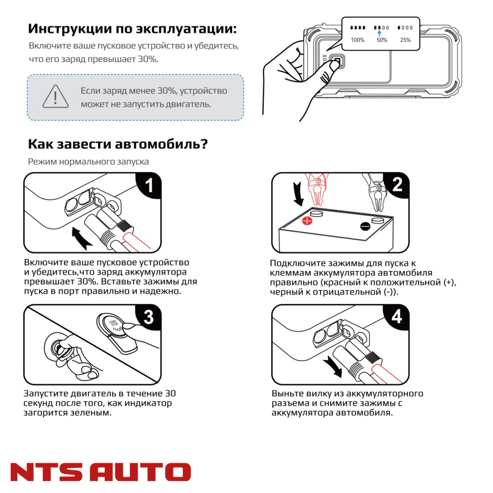 Пуско-зарядное устройство 12 V 1000 с фонариком A GK-J1201 Пуско-зарядное устройство 12 V 1000 с фонариком A GK-J1201
