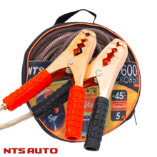 Провода пусковые 600 а - 5 м, 12-24 V с силиконовой изоляцией/10