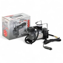 Компрессор 37 л/мин LION 12V металлический корпус, однопоршневой в сумке