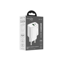 Телефонное сетевое зу 2 usb/type-c pd 20 w max, цвет белый