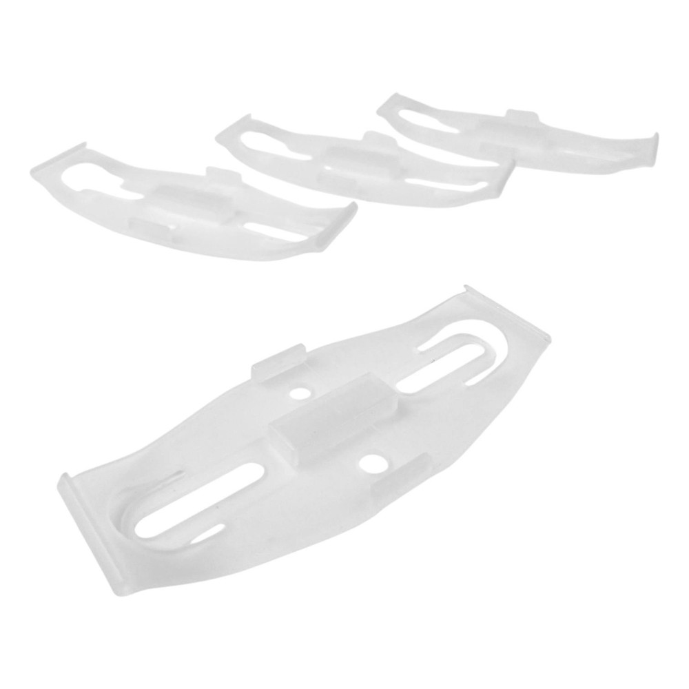 Крепление для номеров безрамочное (2пары) овальные, цвет прозрачный Крепление для номеров безрамочное (2пары) овальные, цвет прозрачный