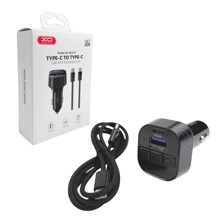 FM-Модулятор Bluetooth MP3 Bluetooth MP3 A + кабель Type-C, FM-BCC17, цвет черный