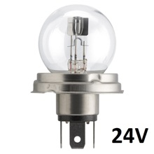 Лампа R2 галогенная 75/70W 24V (1шт)