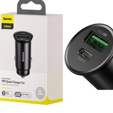 Телефонное азу 1 usb / 1 type-c, 30 w, vooc, цвет черный