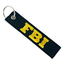 Брелок FBI ткань, вышивка 13*3см