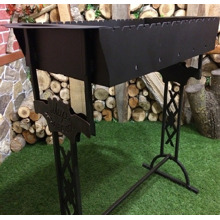 Мангал разборный Комфорт эконом д70* ш40* 12 глубина, высота общая 80, толщина металла 3 мм