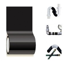 Лента ремонтная 10смх1.52м водонепроницаемая пвх, цвет черный