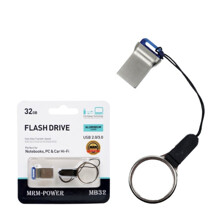 Карта памяти 32 GB MB32 USB, 10Mb/s High speed, PIastik, цвет серебро