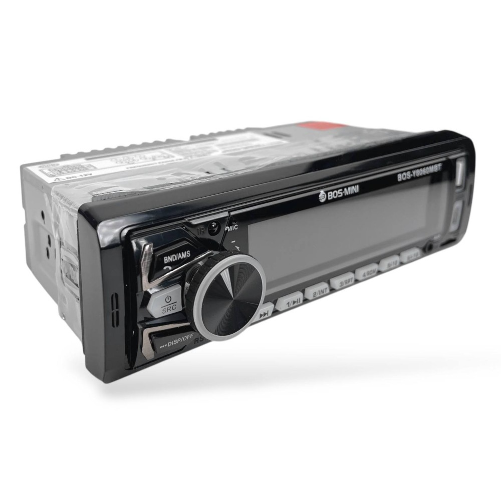 Магнитола BOS-Y8060MBT, Цветной жк дисплей/Пульт/4х55Вт/Bluetooth/USB/Радио/Поддержка формата MP5 /MP4 /MP3/Громкая связь Магнитола BOS-Y8060MBT, Цветной жк дисплей/Пульт/4х55Вт/Bluetooth/USB/Радио/Поддержка формата MP5 /MP4 /MP3/Громкая связь