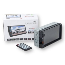 Магнитола двухдиновая 7801 (4G+64Gb, MyLatso сенсорный экран 7, Mirror Link, FM радио, USB, Bluetooth, GPS)
