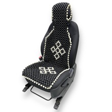 Накидка деревянная массажная, цвет черный ромб (1шт)