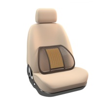 Накладка деревянная на спинку сиденья массажная, цвет бежевая (1шт)