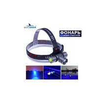 Фонарь налобный FA-008-2 синий свет