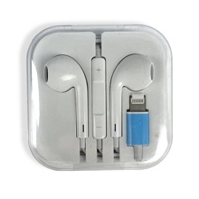 Наушники EAR Star 1, разьем Lightning, работа через Bluetooth,цвет белый