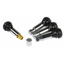 Ниппель для бескамерных шин (хром) (комплект 4 шт)