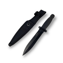 Нож охотничий, ножны пластиковые, цвет черный