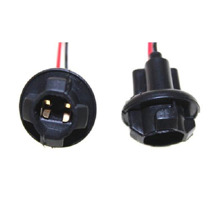 Патрон для лампы T10 (W5W) резиновый с медным проводом 140ммх0,5мм (4 фиксатора)