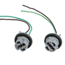 Патрон для лампы T20 (7440. W21W. W3x16d) с медным проводом 130ммх0,75мм (4 фиксатора с кольцом)