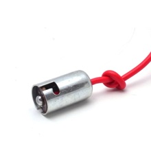 Патрон для лампы T4 (BA9S) с медным проводом 140ммх0,75мм