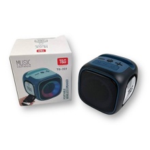 Колонка TG-359, 5 Вт, Bluetooth, с подсветкой, цвет голубой
