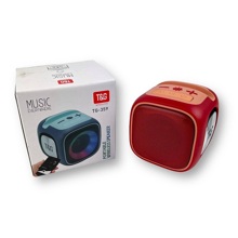 Колонка TG-359, 5 Вт, Bluetooth, с подсветкой, цвет красный