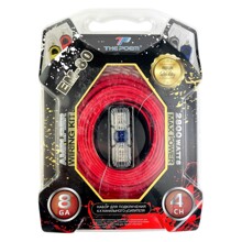 Комплект проводов для подключения усилителя md-80, 2800 вт, 4-х кан., 8GA, 5 м