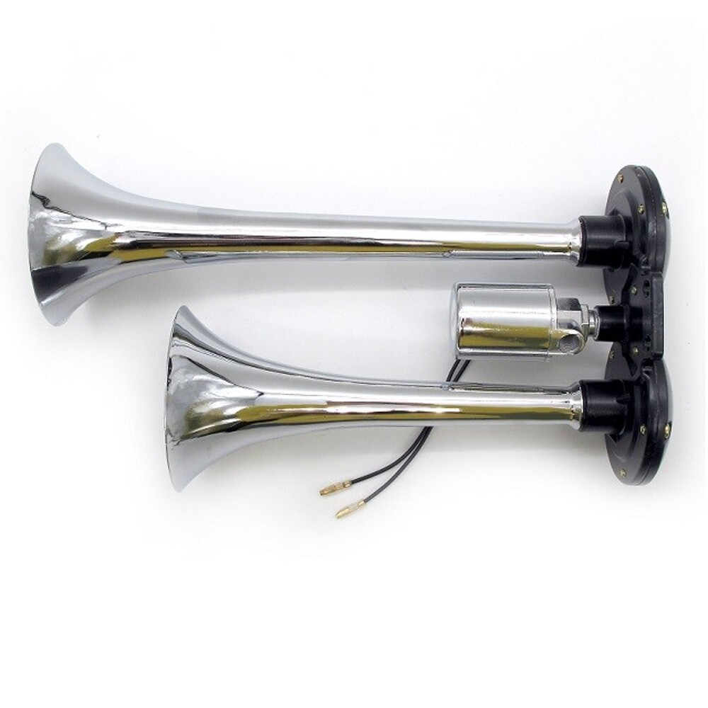 Сигнал звуковой пневматический Вымпел са-30 (2 тона, 120Дб) 12/24V Сигнал звуковой пневматический Вымпел са-30 (2 тона, 120Дб) 12/24V