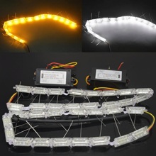 Светодиодная лента модульная с бегущим поворотом 50см Штатная с усами (2шт)