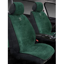 Накидки на передние сиденья FRONT SNEG 2, материал лен, цвет зеленый