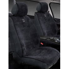 Накидки на передние сиденья FRONT SNEG 2, материал лен, цвет черный