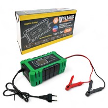 Зарядное устройство VOLLRUS 10A, 12/24в (авто/Мото/AGM)