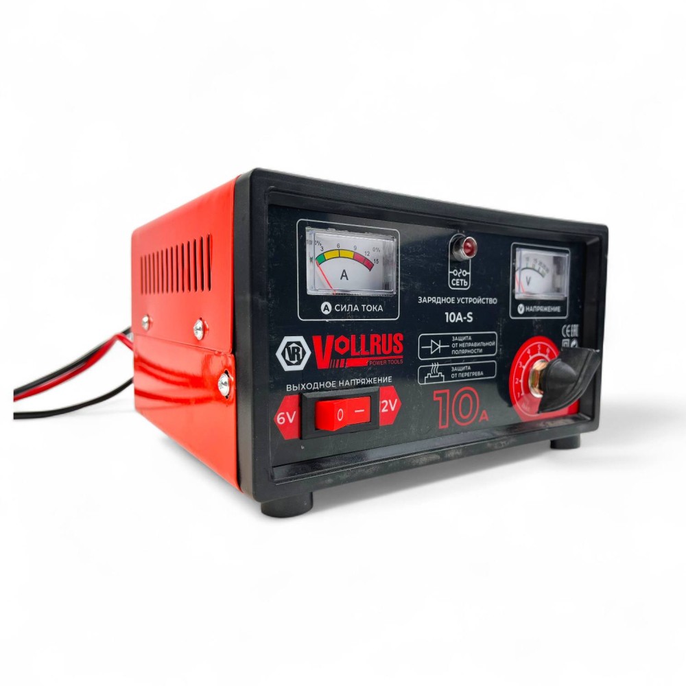 Зарядное устройство VOLLRUS 10A, 12/24в smart Зарядное устройство VOLLRUS 10A, 12/24в smart