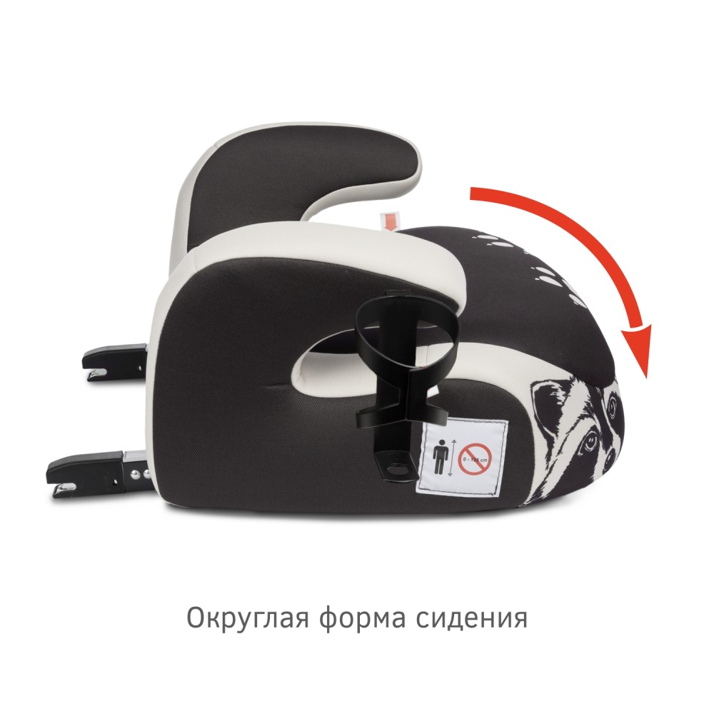 Бустер siger fix люкс енот, цвет серо-бежевый Бустер siger fix люкс енот, цвет серо-бежевый