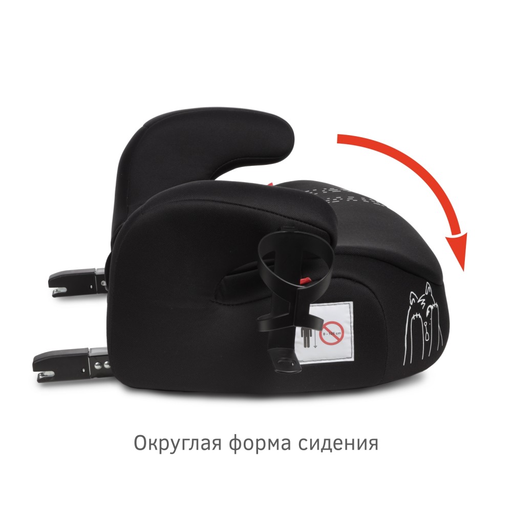 Бустер siger fix люкс, цвет черный шкода Бустер siger fix люкс, цвет черный шкода