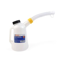 Емкость мерная пластиковая для заливки масла 1л (материал Полиэтилен, головина 18мм