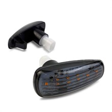 Повторитель на крыло бегущий светодиодный серый